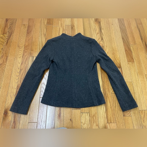 120% Lino Cashmere Blazer/Jacket Women’s Size 42 (see measurements) in Grey NWT - Picture 3 of 7